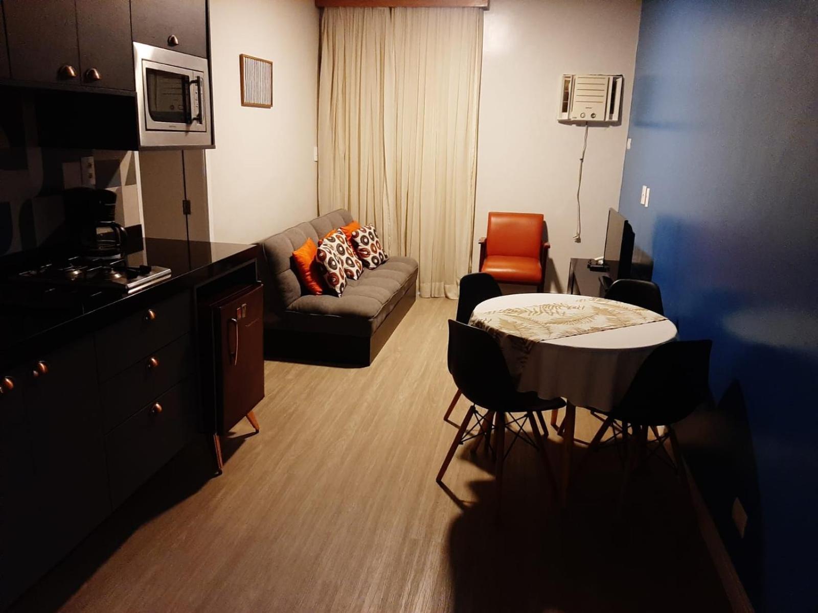 サントス Atlantico Flat Gonzagaアパートホテル エクステリア 写真